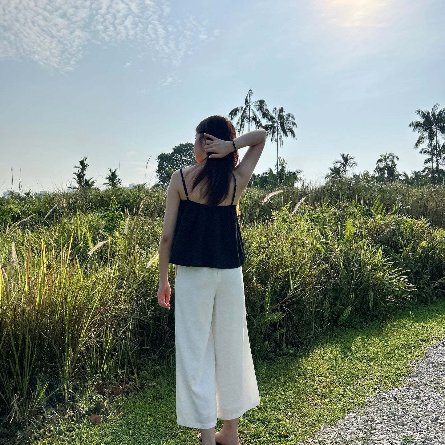 Beverly Wide Leg Linen Pants
